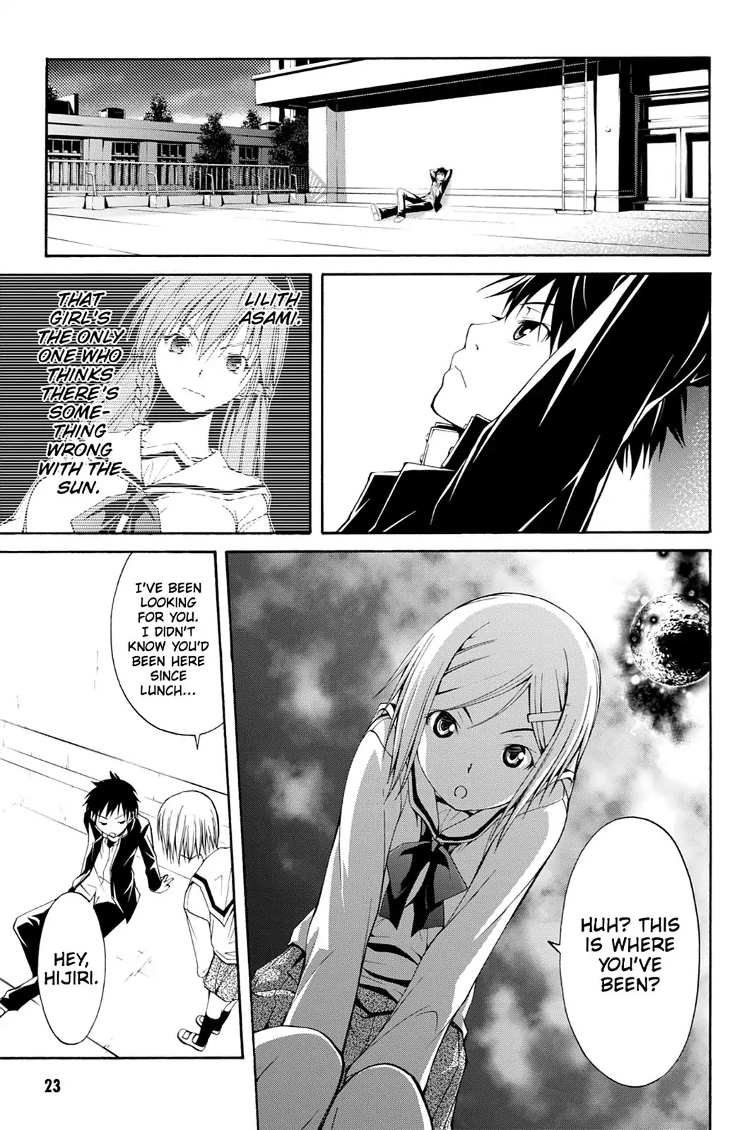 Trinity Seven: 7-Nin no Mahoutsukai Chapter 0 page 23 - Chapter 0: Cracker & Third Selection
