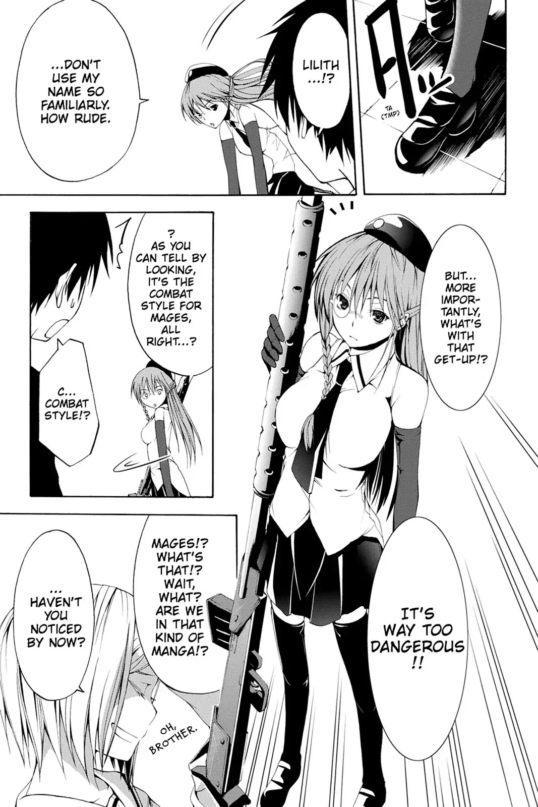 Trinity Seven: 7-Nin no Mahoutsukai Chapter 0 page 33 - Chapter 0: Cracker & Third Selection