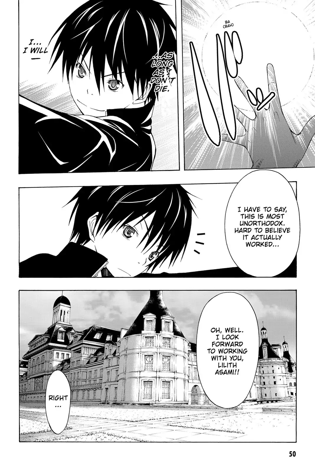 Trinity Seven: 7-Nin no Mahoutsukai Chapter 0 page 48 - Chapter 0: Cracker & Third Selection