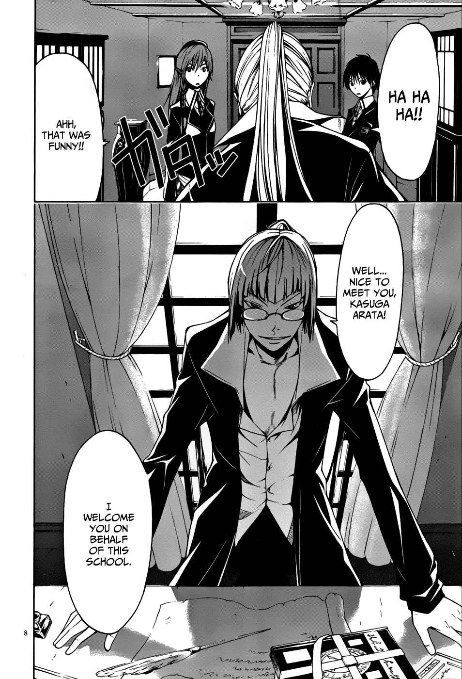 Trinity Seven: 7-Nin no Mahoutsukai Chapter 1 page 10 - Chapter 1: Administer & A Ring