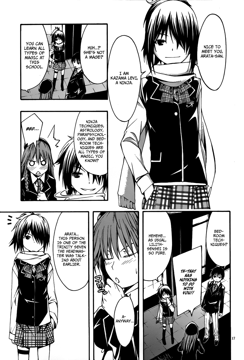 Trinity Seven: 7-Nin no Mahoutsukai Chapter 1 page 18 - Chapter 1: Administer & A Ring