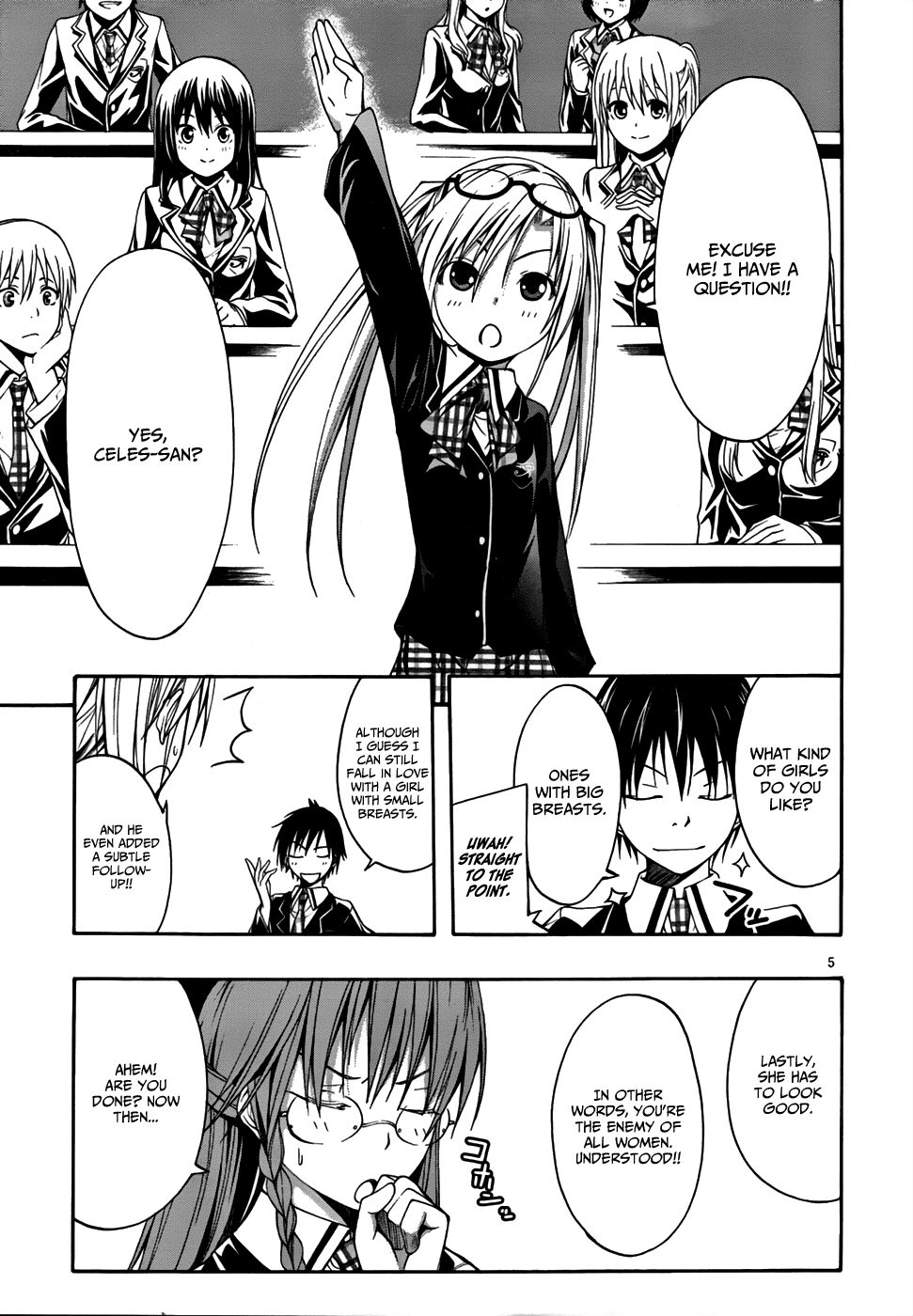 Trinity Seven: 7-Nin no Mahoutsukai Chapter 1 page 7 - Chapter 1: Administer & A Ring