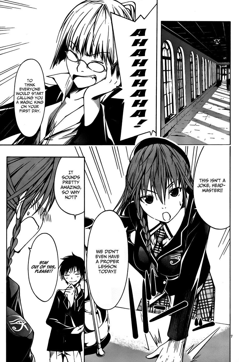 Trinity Seven: 7-Nin no Mahoutsukai Chapter 1 page 9 - Chapter 1: Administer & A Ring