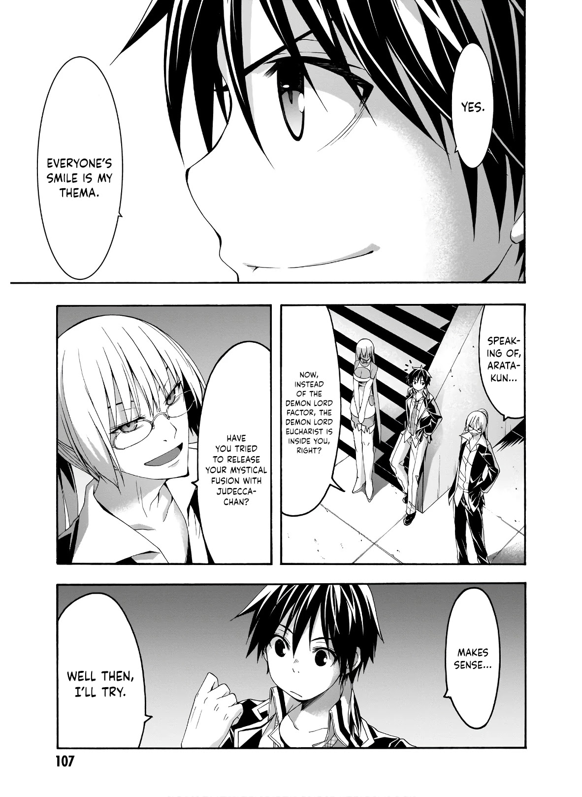 Trinity Seven: 7-Nin no Mahoutsukai Chapter 100 page 24 - Chapter 100: Return of the Demon Lord and Victory Banquet