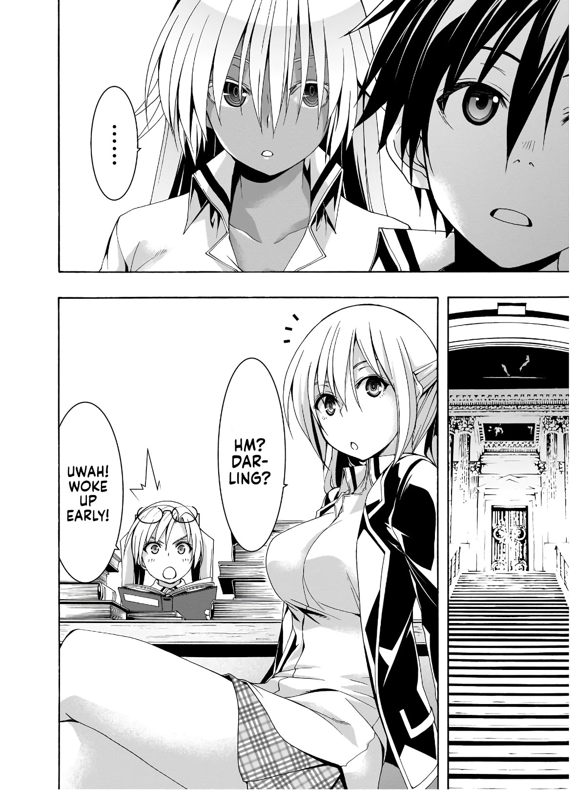 Trinity Seven: 7-Nin no Mahoutsukai Chapter 101 page 11 - Chapter 101: The Lonely Shadow and School Life