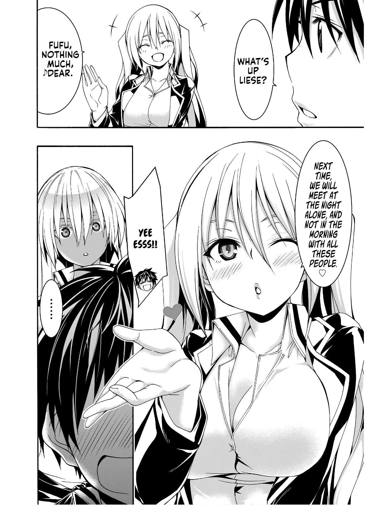Trinity Seven: 7-Nin no Mahoutsukai Chapter 101 page 13 - Chapter 101: The Lonely Shadow and School Life