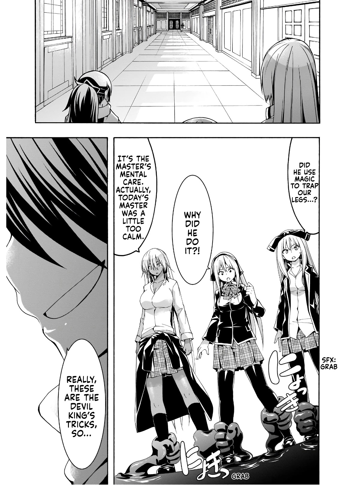Trinity Seven: 7-Nin no Mahoutsukai Chapter 101 page 16 - Chapter 101: The Lonely Shadow and School Life