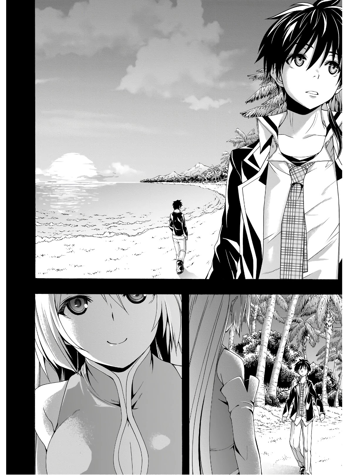 Trinity Seven: 7-Nin no Mahoutsukai Chapter 101 page 3 - Chapter 101: The Lonely Shadow and School Life