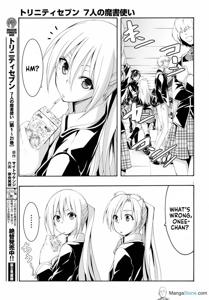 Trinity Seven: 7-Nin no Mahoutsukai Chapter 102 page 6 - Chapter 102: Training Days and Elder Archive