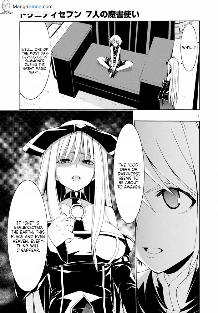 Trinity Seven: 7-Nin no Mahoutsukai Chapter 103 page 14 - Chapter 103: Heaven's Angels & Calling Deep
