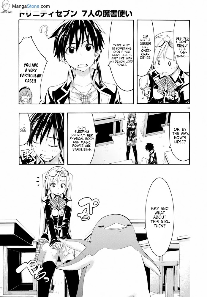 Trinity Seven: 7-Nin no Mahoutsukai Chapter 103 page 24 - Chapter 103: Heaven's Angels & Calling Deep