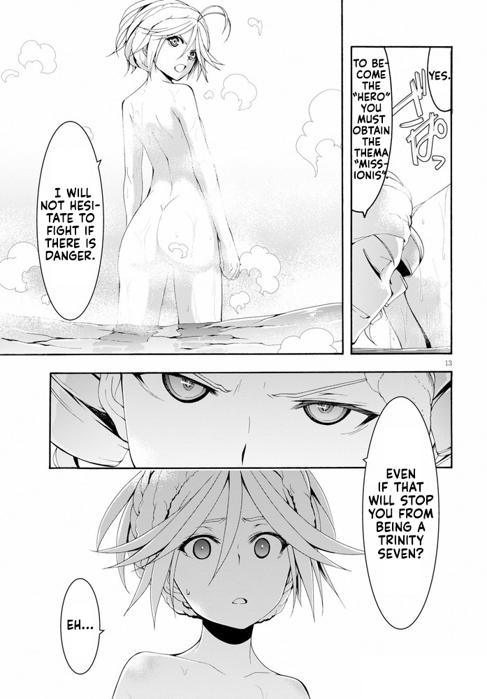 Trinity Seven: 7-Nin no Mahoutsukai Chapter 104 page 14 - Chapter 104: Highest Deep & God Bless