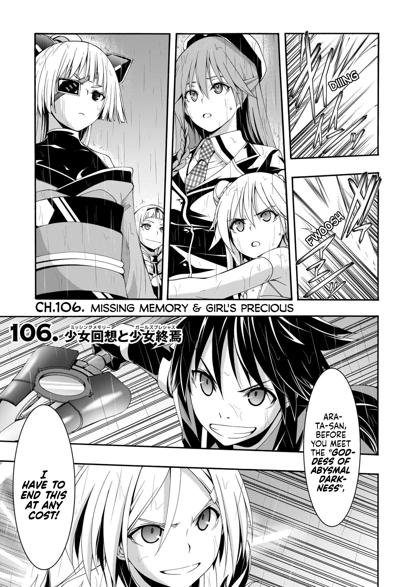 Trinity Seven: 7-Nin no Mahoutsukai Chapter 106 page 2 - Chapter 106: Missing Memory & Girl's Precious