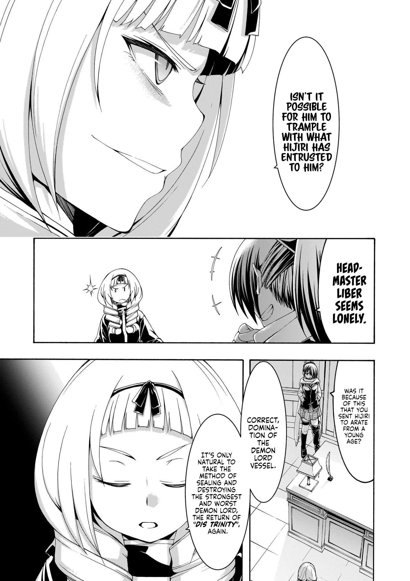 Trinity Seven: 7-Nin no Mahoutsukai Chapter 108 page 10 - Chapter 108: Heartbreak & Educational Policy