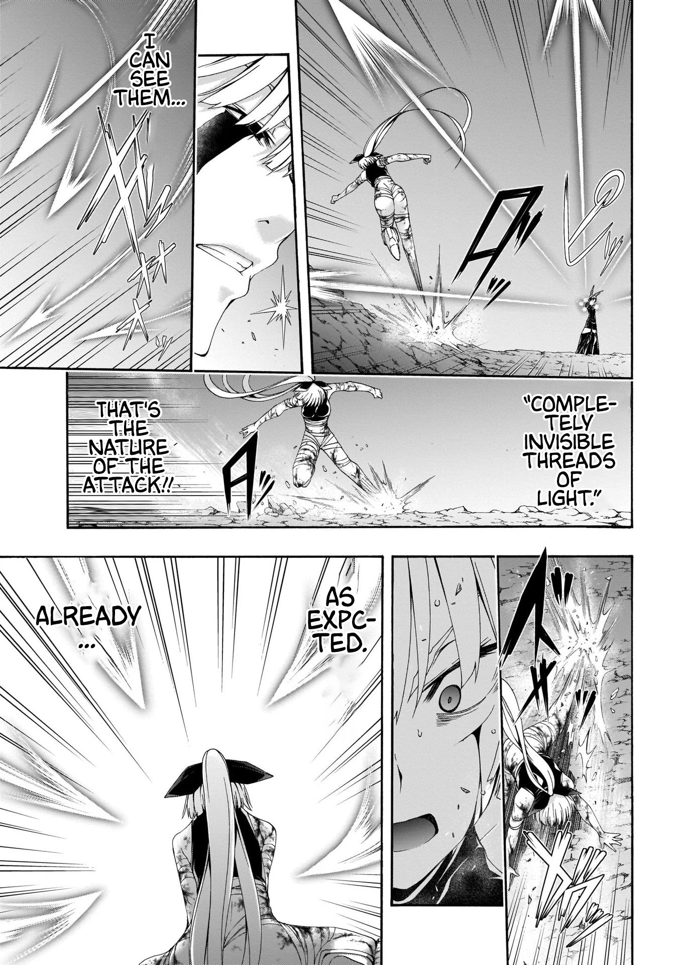 Trinity Seven: 7-Nin no Mahoutsukai Chapter 109 page 23 - Chapter 109: Battle of the Extreme Light and Archbishop
