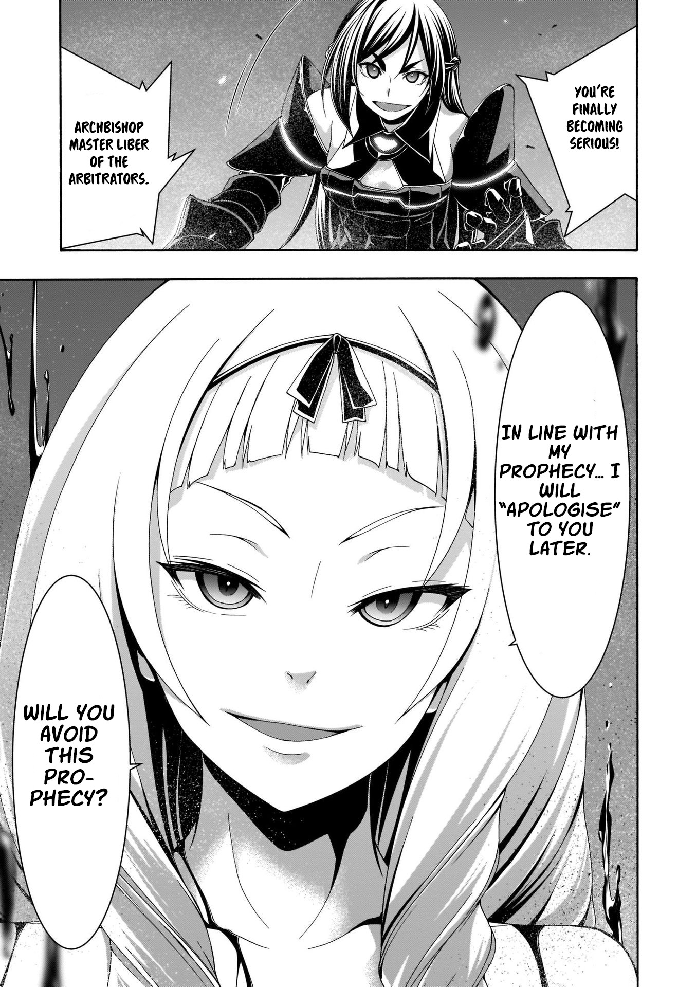 Trinity Seven: 7-Nin no Mahoutsukai Chapter 109 page 35 - Chapter 109: Battle of the Extreme Light and Archbishop
