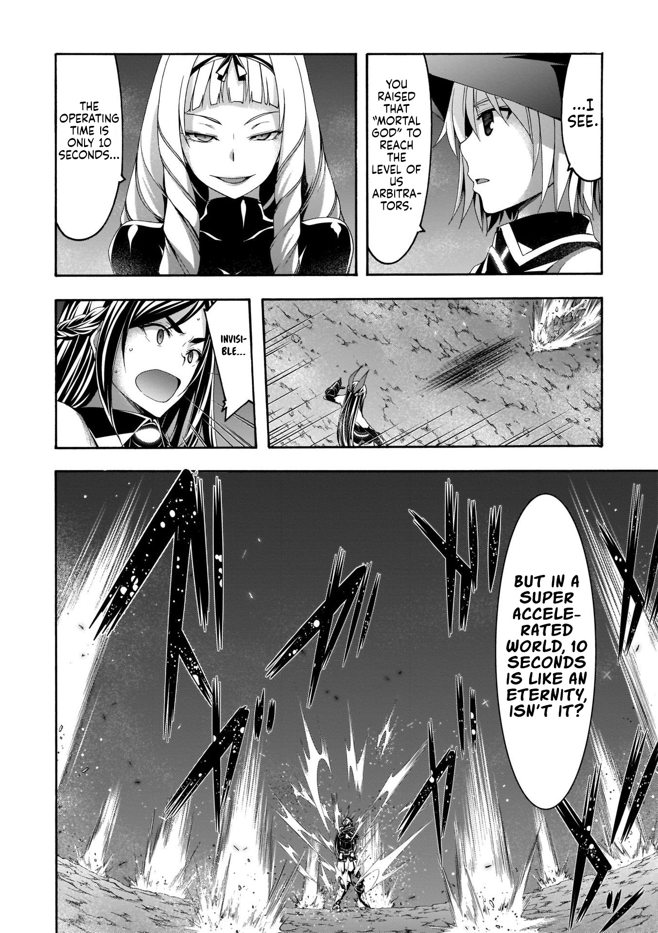 Trinity Seven: 7-Nin no Mahoutsukai Chapter 110 page 13 - Chapter 110: The War for Hijiri and Goddess's Identity