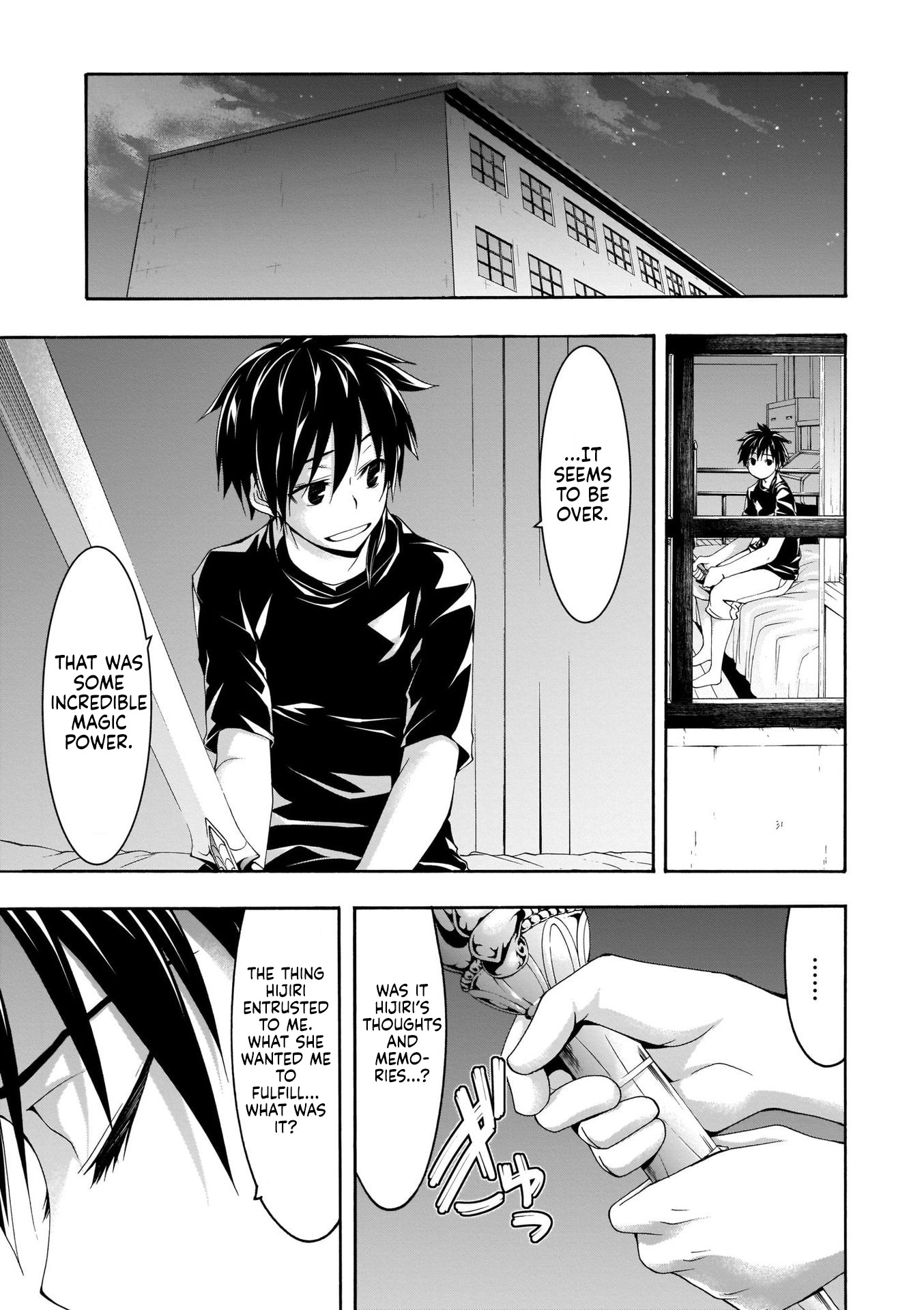 Trinity Seven: 7-Nin no Mahoutsukai Chapter 110 page 22 - Chapter 110: The War for Hijiri and Goddess's Identity