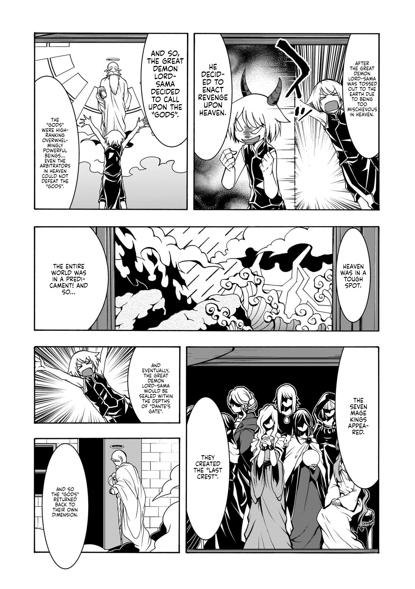 Trinity Seven: 7-Nin no Mahoutsukai Chapter 111 page 13 - Chapter 111: The Great Demon Lord’s Story and Heaven’s World