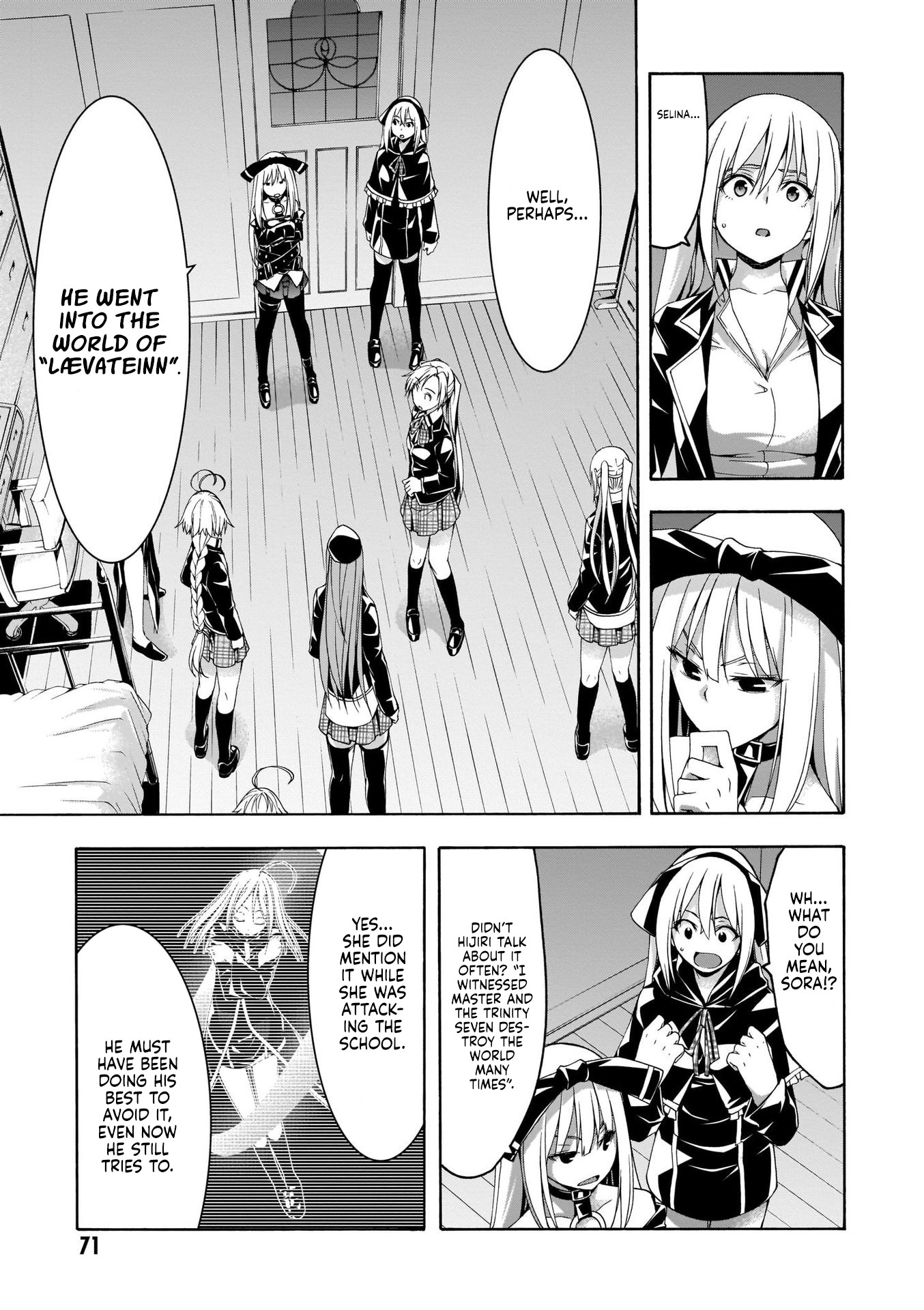 Trinity Seven: 7-Nin no Mahoutsukai Chapter 111 page 6 - Chapter 111: The Great Demon Lord’s Story and Heaven’s World