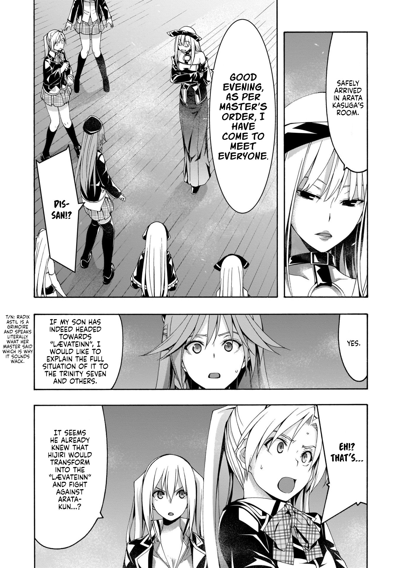Trinity Seven: 7-Nin no Mahoutsukai Chapter 111 page 9 - Chapter 111: The Great Demon Lord’s Story and Heaven’s World
