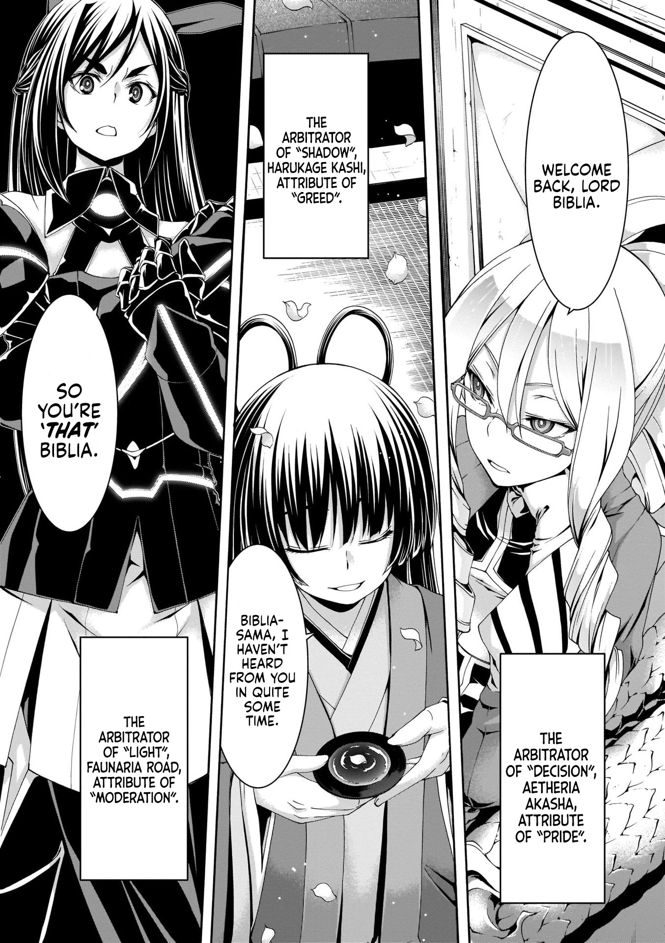 Trinity Seven: 7-Nin no Mahoutsukai Chapter 112 page 5 - Chapter 112: The Arbitrators and Demon Lord’s Beloved