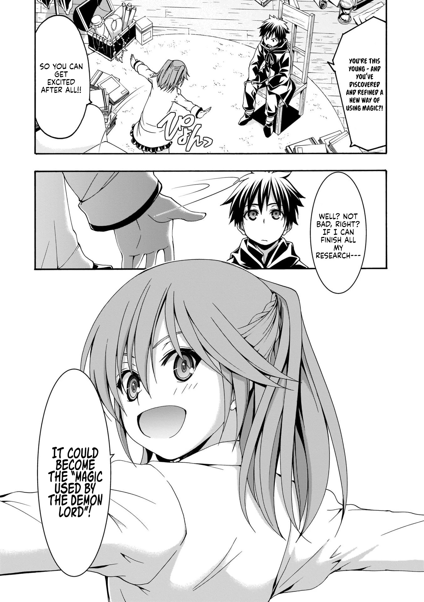Trinity Seven: 7-Nin no Mahoutsukai Chapter 113 page 10 - Chapter 113: The Demon Lord's Partner and The Eternal Prison of Black Flames