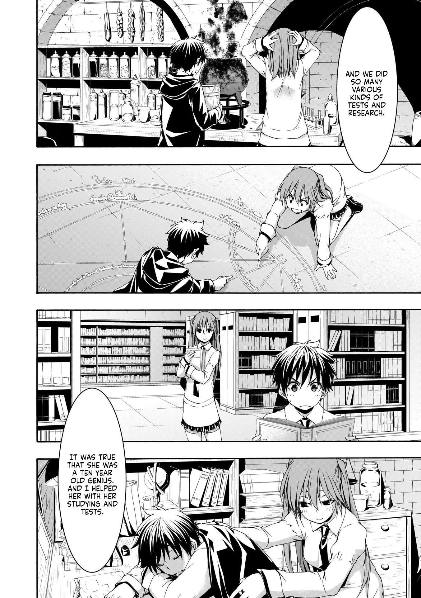 Trinity Seven: 7-Nin no Mahoutsukai Chapter 113 page 11 - Chapter 113: The Demon Lord's Partner and The Eternal Prison of Black Flames