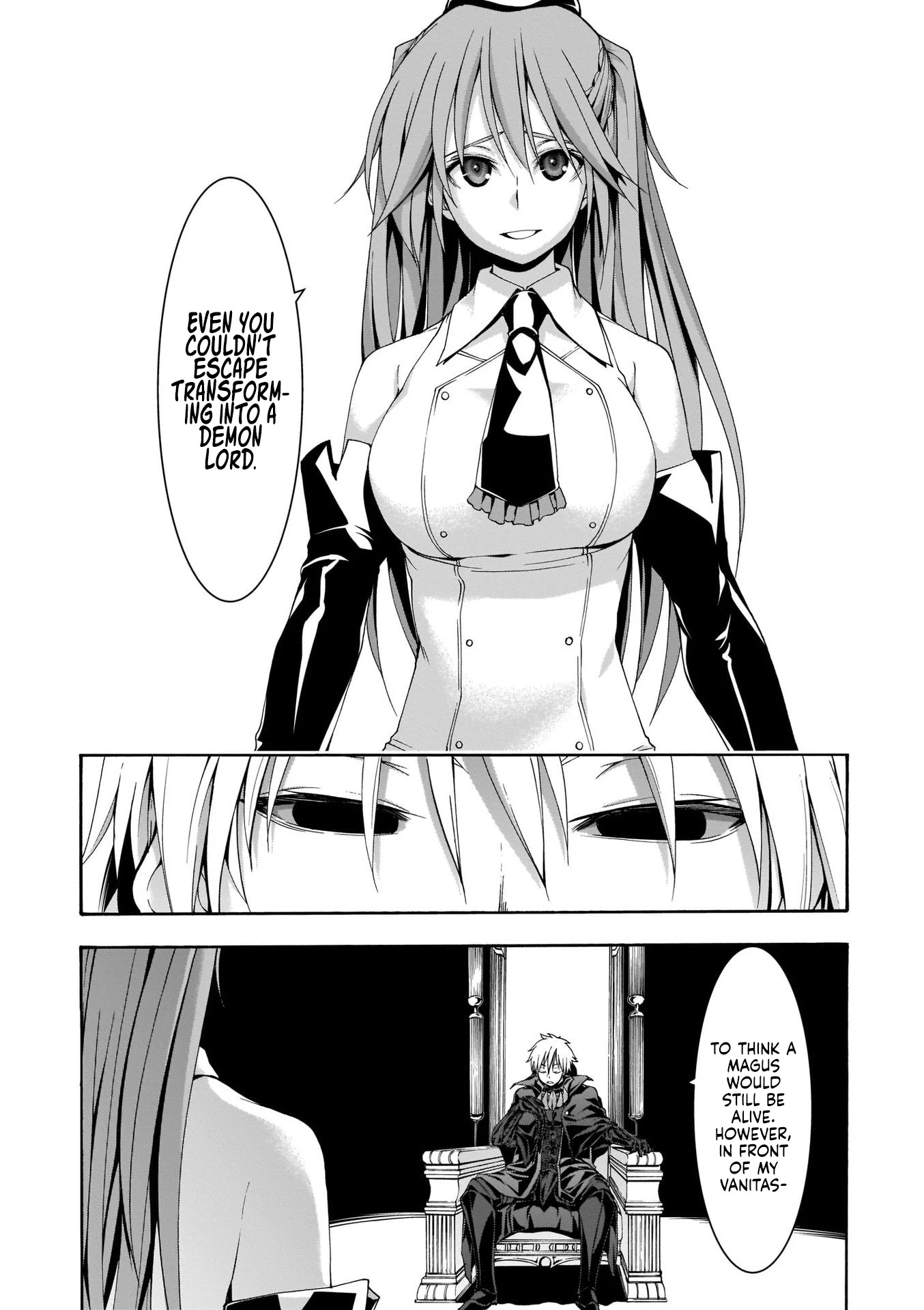 Trinity Seven: 7-Nin no Mahoutsukai Chapter 113 page 19 - Chapter 113: The Demon Lord's Partner and The Eternal Prison of Black Flames