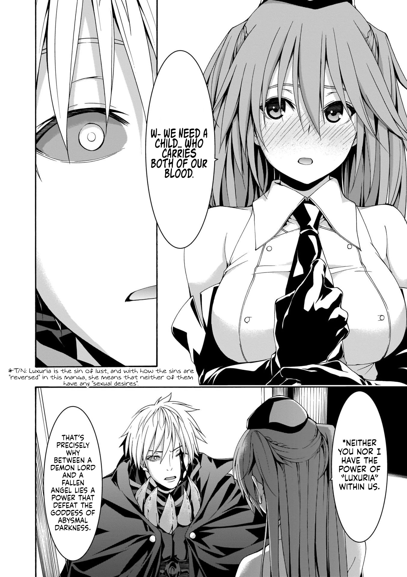 Trinity Seven: 7-Nin no Mahoutsukai Chapter 113 page 23 - Chapter 113: The Demon Lord's Partner and The Eternal Prison of Black Flames