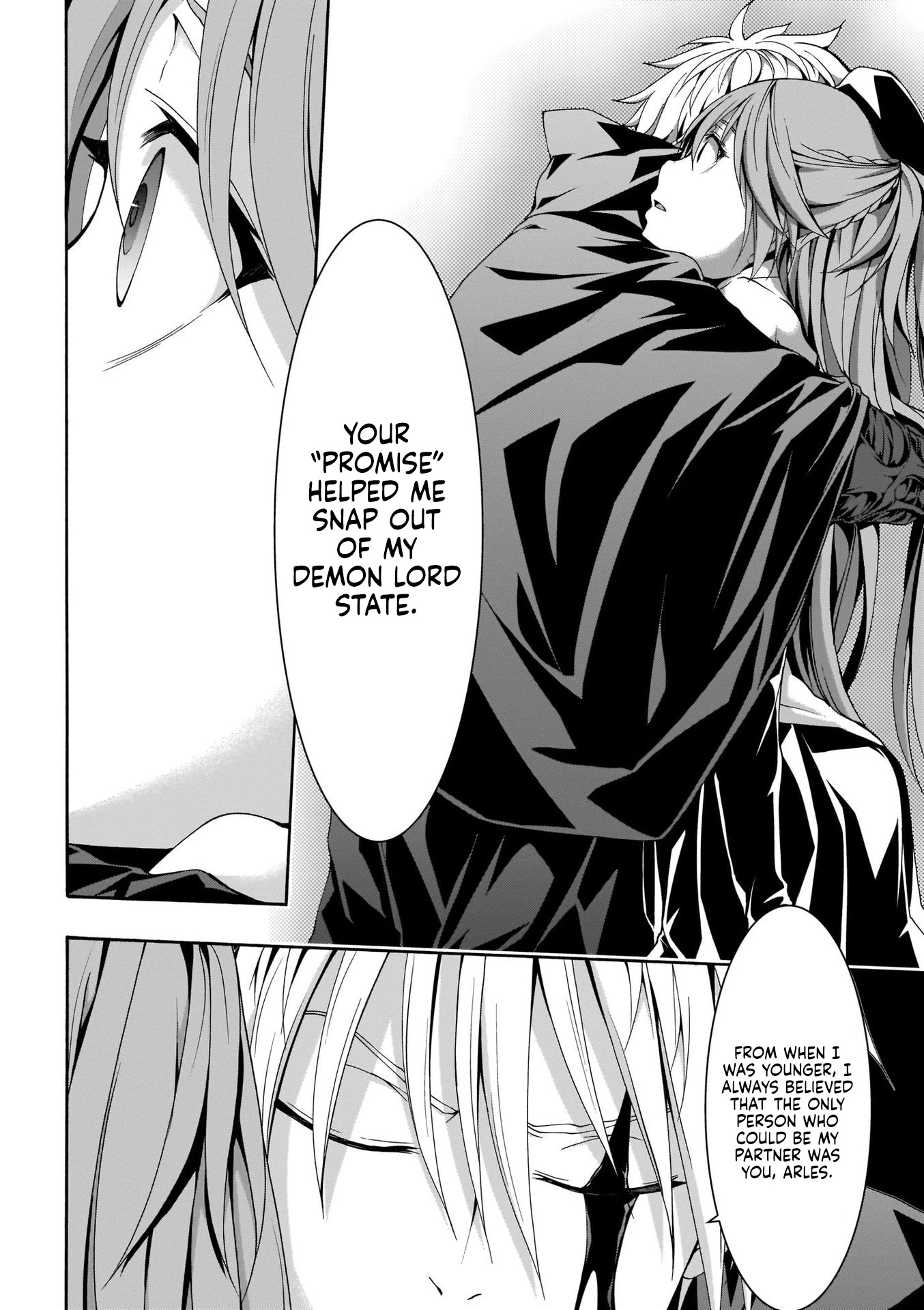 Trinity Seven: 7-Nin no Mahoutsukai Chapter 113 page 25 - Chapter 113: The Demon Lord's Partner and The Eternal Prison of Black Flames