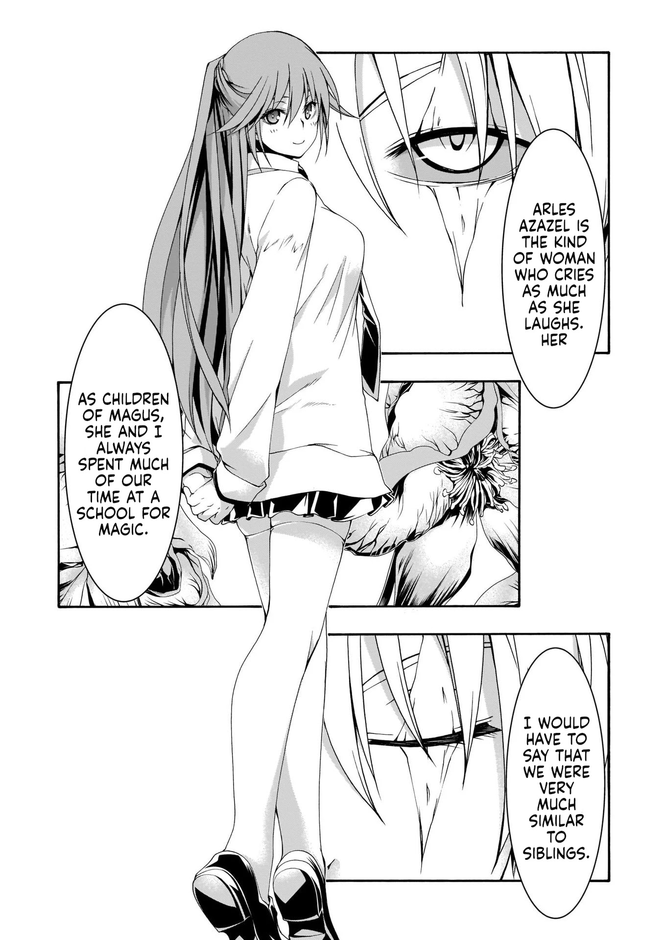 Trinity Seven: 7-Nin no Mahoutsukai Chapter 113 page 3 - Chapter 113: The Demon Lord's Partner and The Eternal Prison of Black Flames