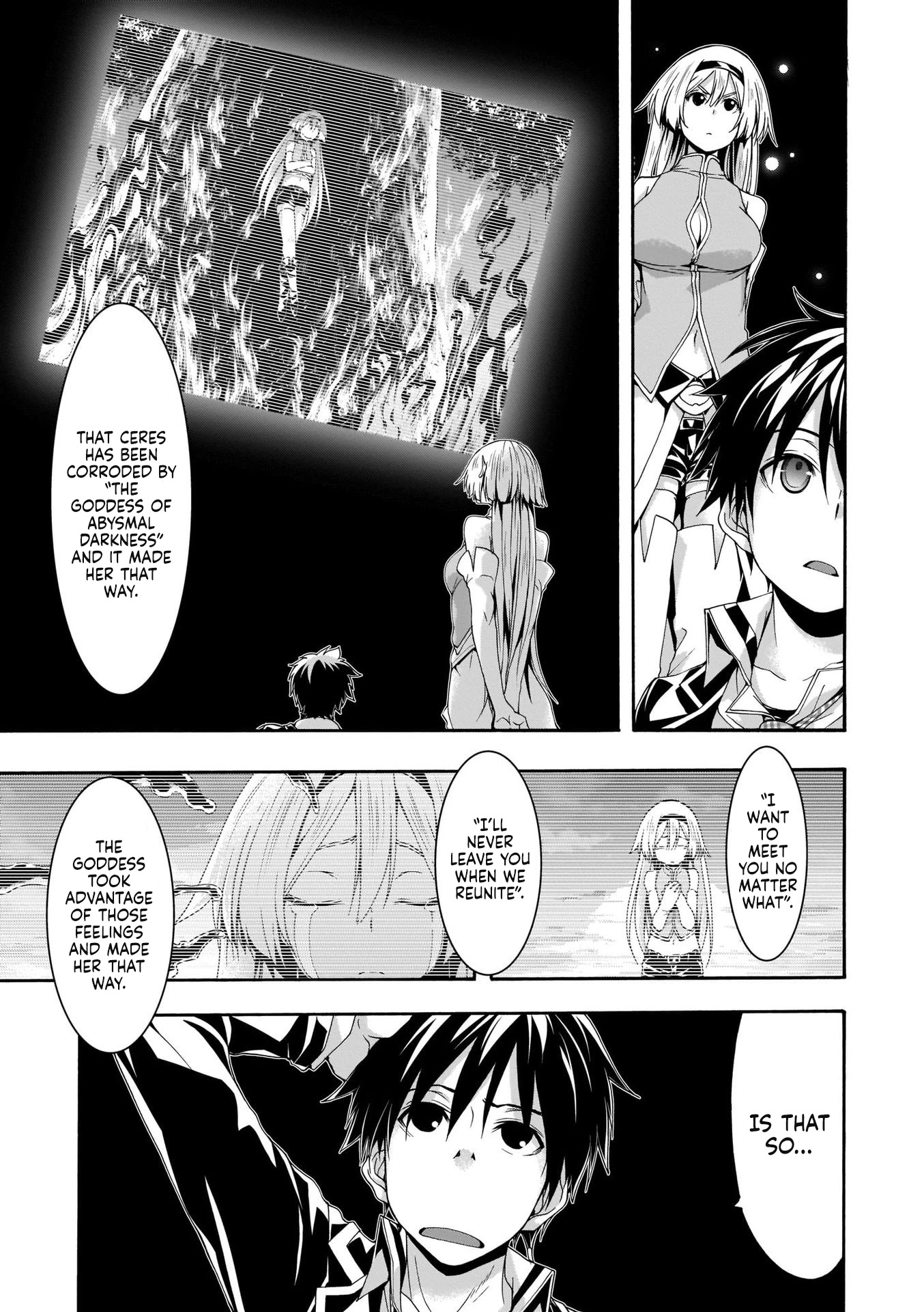 Trinity Seven: 7-Nin no Mahoutsukai Chapter 113 page 38 - Chapter 113: The Demon Lord's Partner and The Eternal Prison of Black Flames