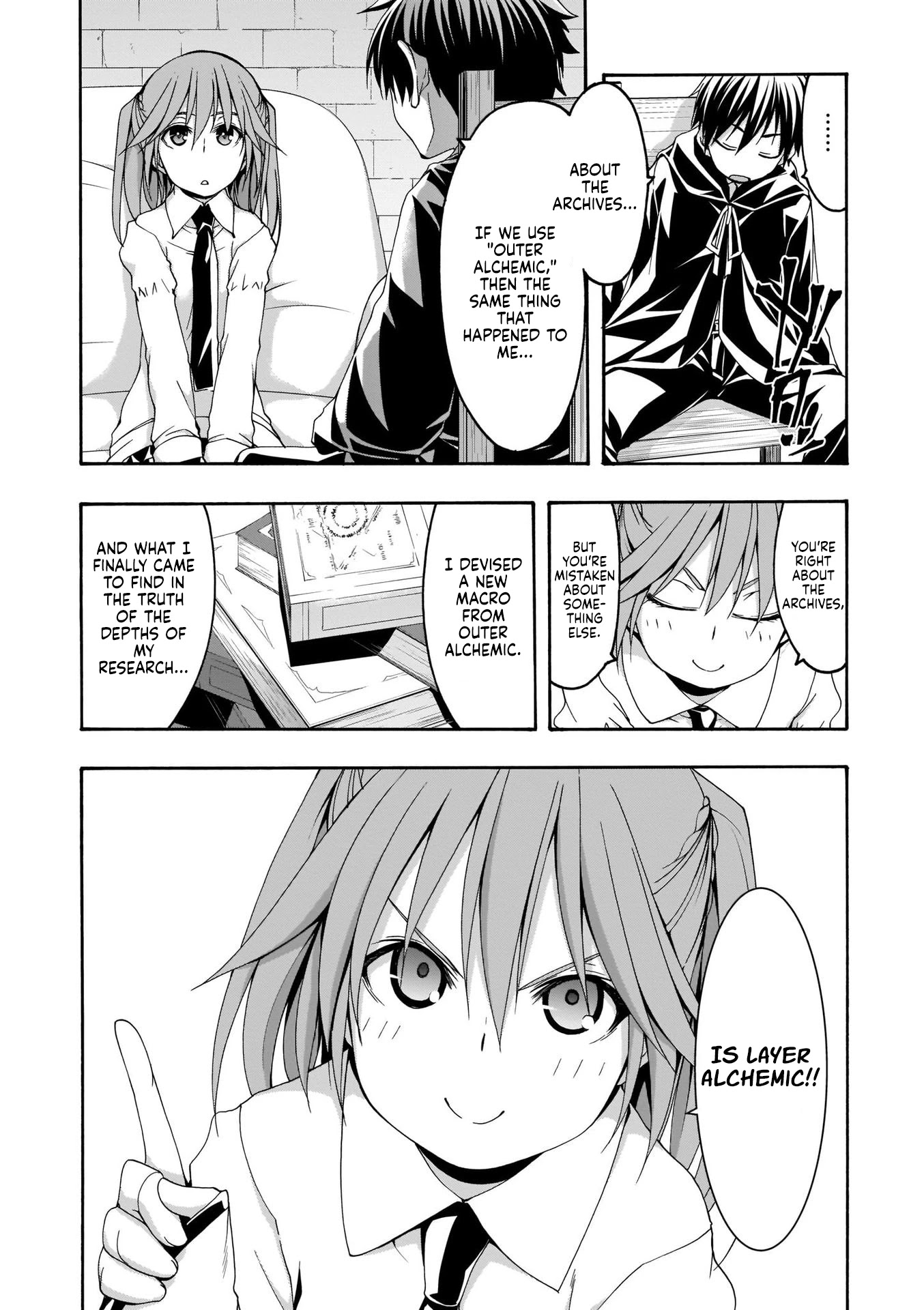 Trinity Seven: 7-Nin no Mahoutsukai Chapter 113 page 9 - Chapter 113: The Demon Lord's Partner and The Eternal Prison of Black Flames
