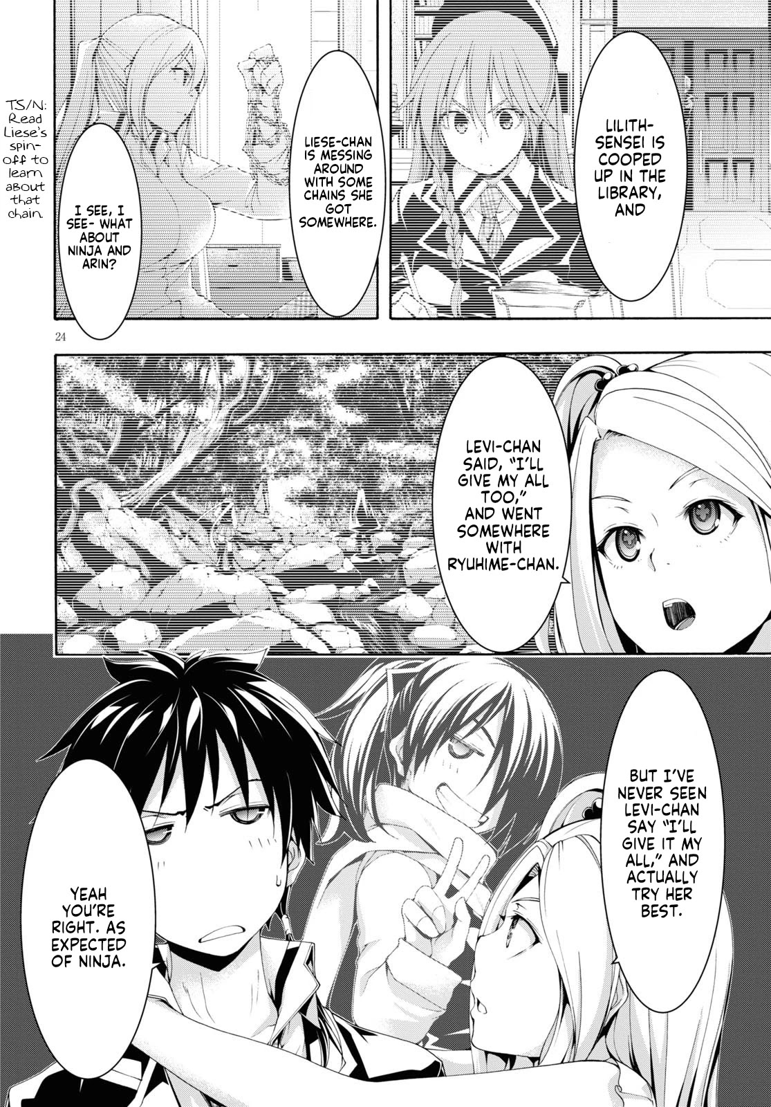 Trinity Seven: 7-Nin no Mahoutsukai Chapter 114 page 24 - Chapter 114
