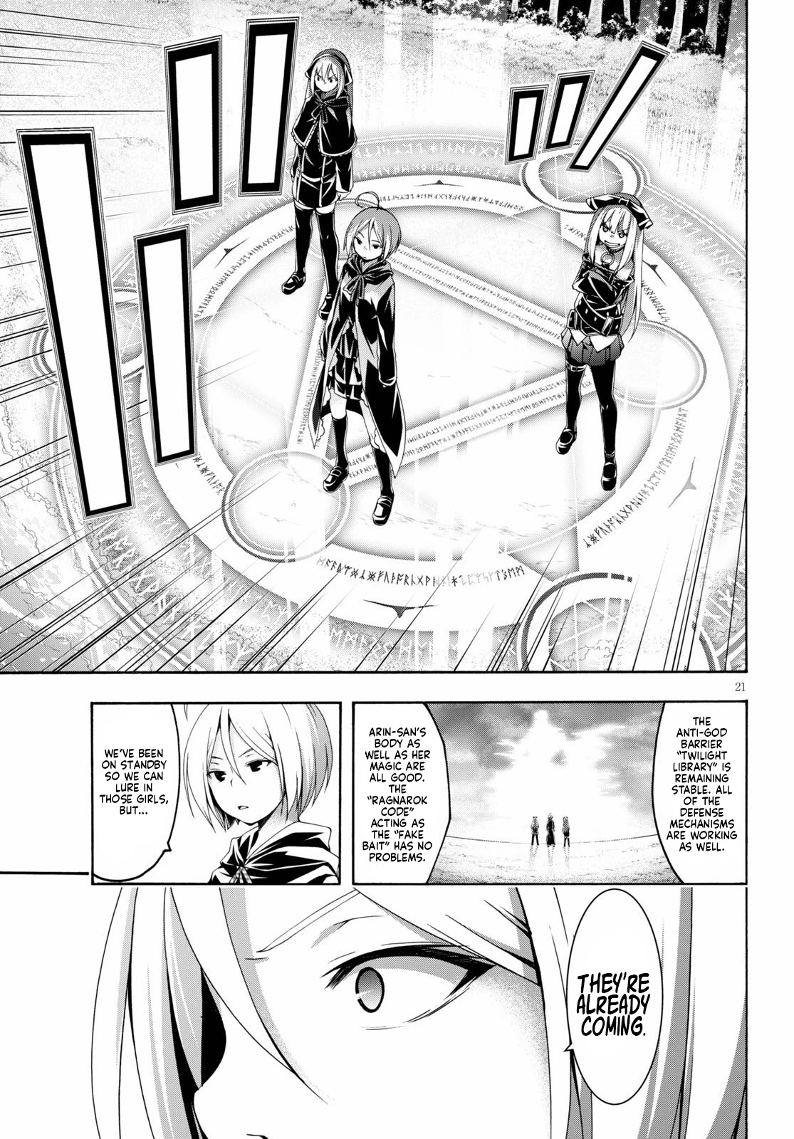 Trinity Seven: 7-Nin no Mahoutsukai Chapter 115 page 21 - Chapter 115