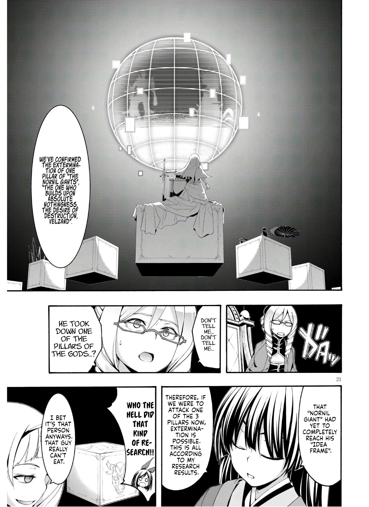 Trinity Seven: 7-Nin no Mahoutsukai Chapter 116 page 22 - Chapter 116