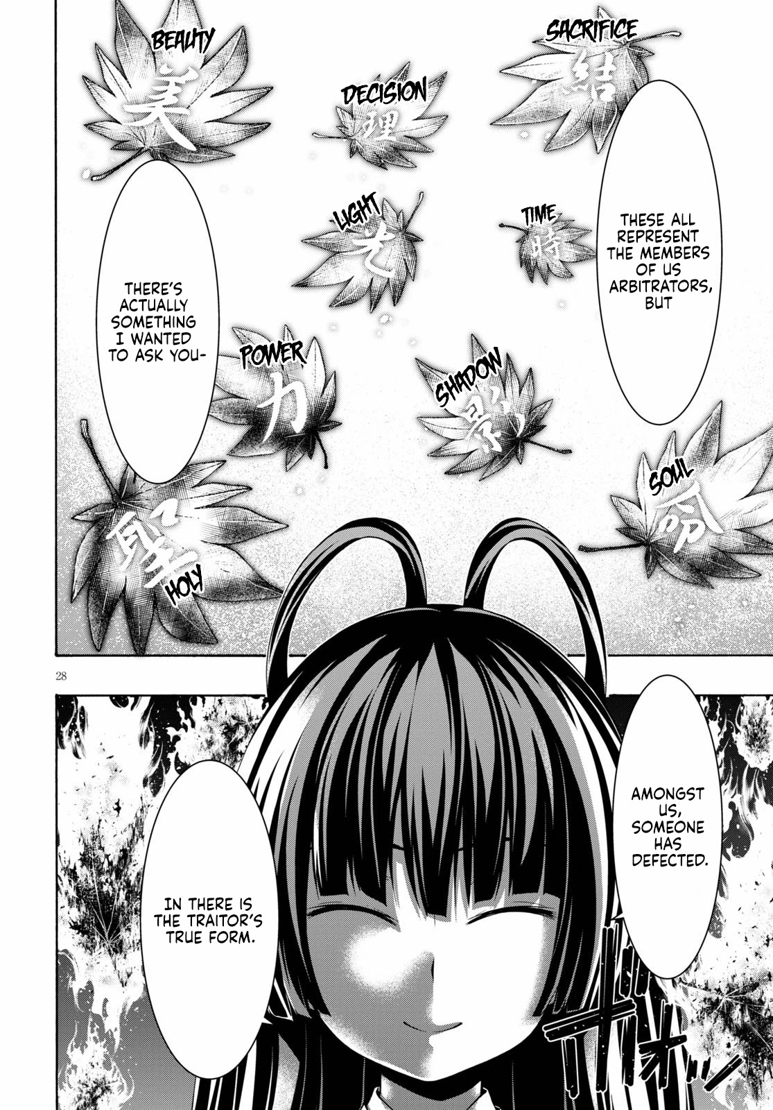 Trinity Seven: 7-Nin no Mahoutsukai Chapter 117 page 28 - Chapter 117