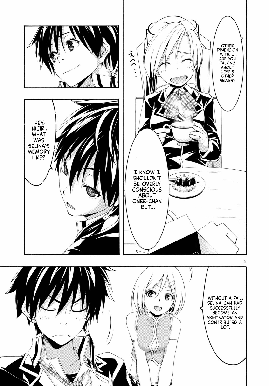Trinity Seven: 7-Nin no Mahoutsukai Chapter 118 page 6 - Chapter 118