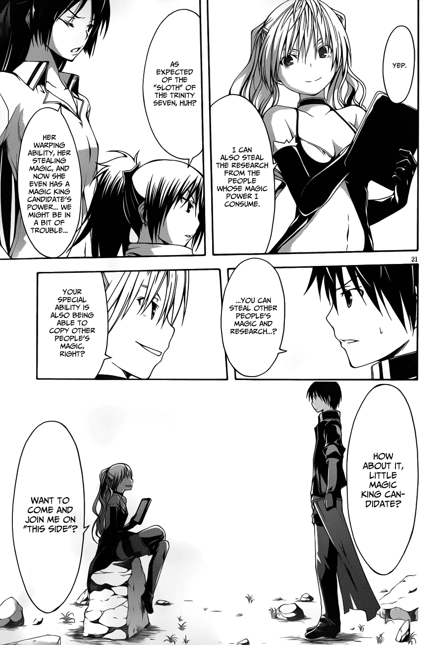 Trinity Seven: 7-Nin no Mahoutsukai Chapter 12 page 23 - Chapter 12: Dark Mage & Sub-Administer