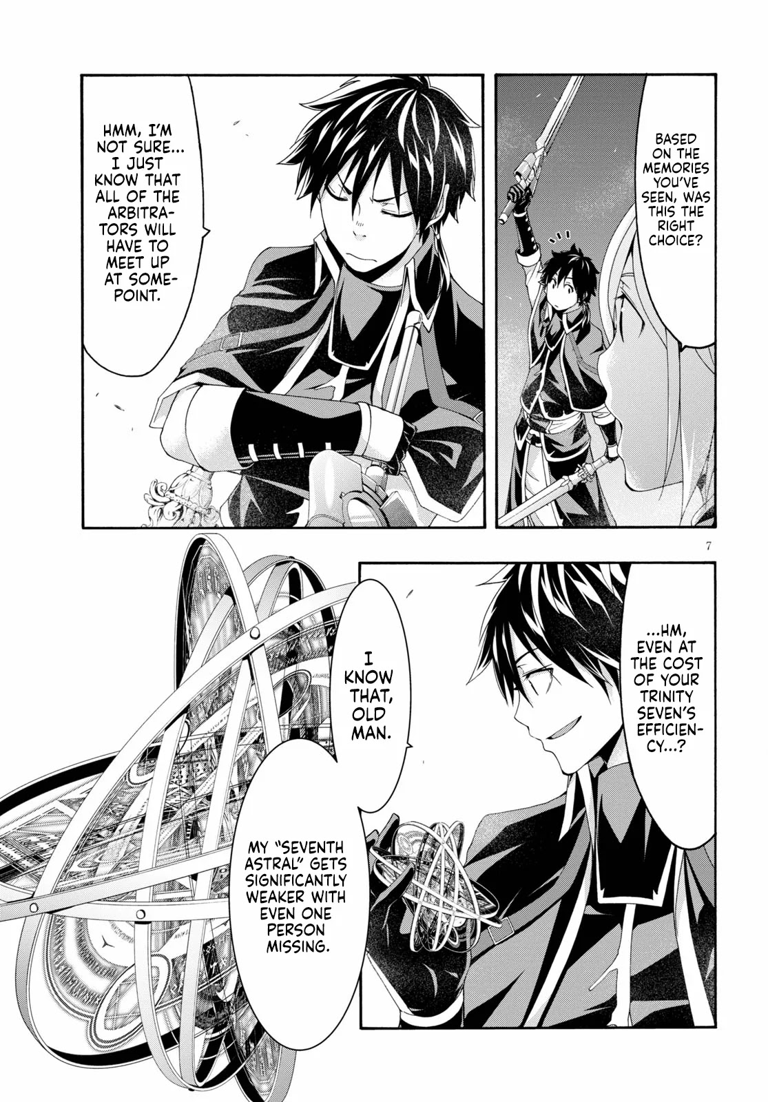 Trinity Seven: 7-Nin no Mahoutsukai Chapter 121 page 9 - Chapter 121