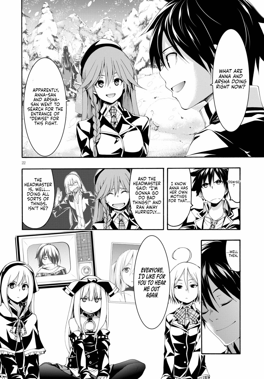 Trinity Seven: 7-Nin no Mahoutsukai Chapter 122 page 24 - Chapter 122