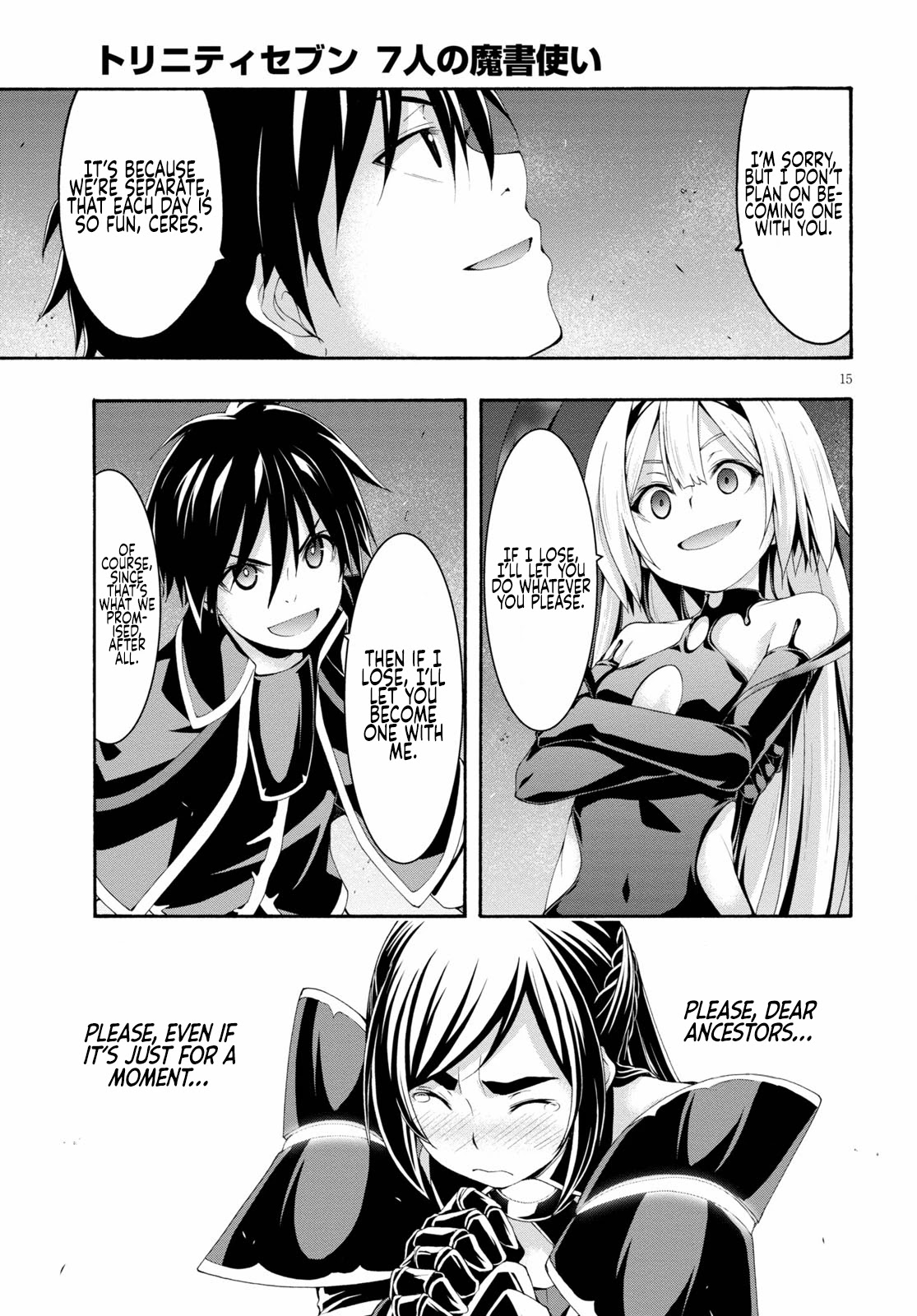 Trinity Seven: 7-Nin no Mahoutsukai Chapter 124 page 17 - Chapter 124