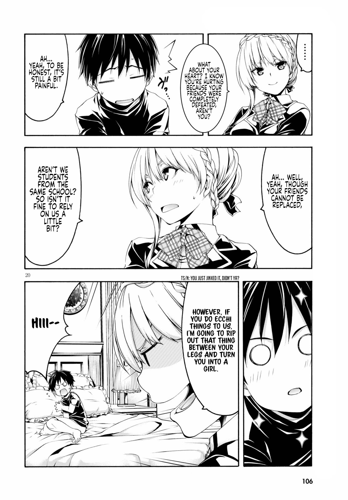 Trinity Seven: 7-Nin no Mahoutsukai Chapter 126 page 21 - Chapter 126