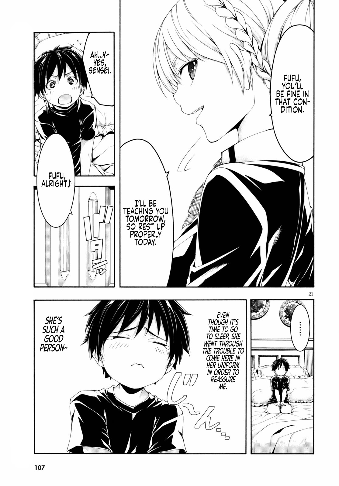 Trinity Seven: 7-Nin no Mahoutsukai Chapter 126 page 22 - Chapter 126