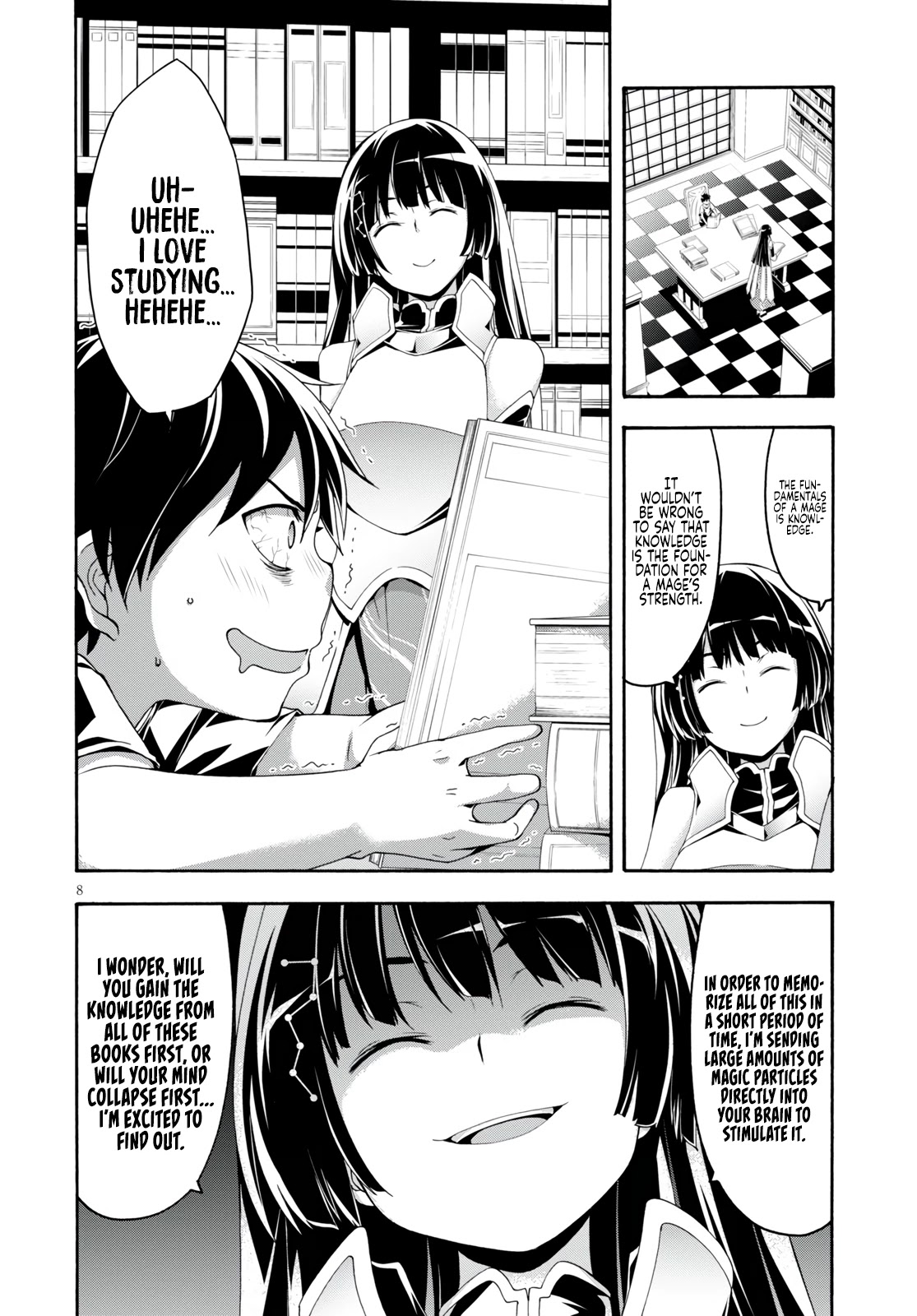 Trinity Seven: 7-Nin no Mahoutsukai Chapter 127 page 10 - Chapter 127