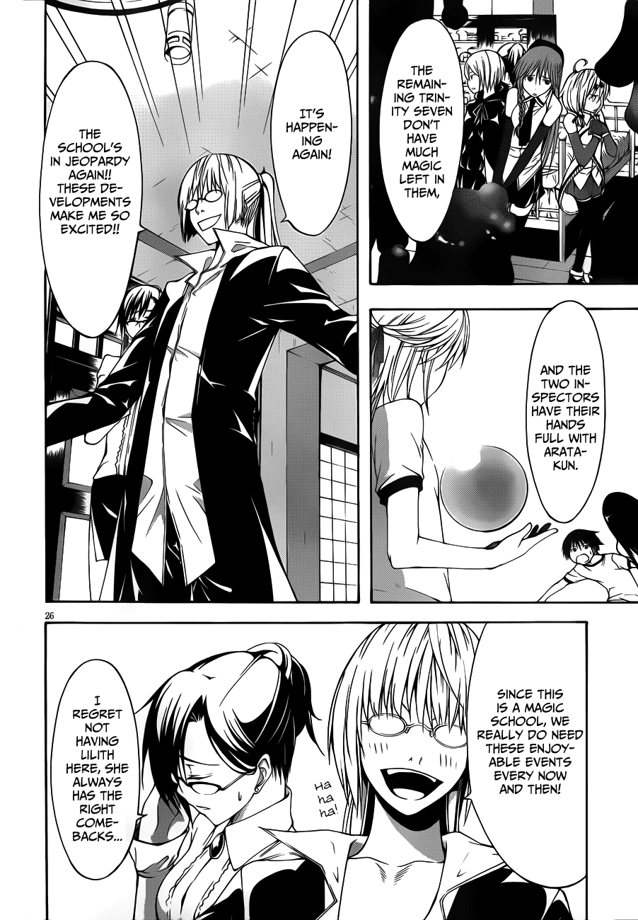 Trinity Seven: 7-Nin no Mahoutsukai Chapter 14 page 27 - Chapter 14: Special Training & Big Event