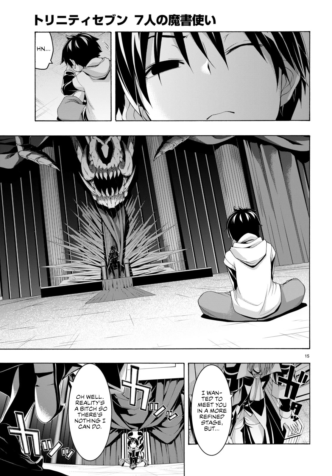 Trinity Seven: 7-Nin no Mahoutsukai Chapter 140 page 15 - Chapter 140