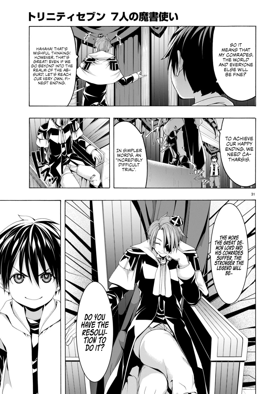 Trinity Seven: 7-Nin no Mahoutsukai Chapter 140 page 29 - Chapter 140