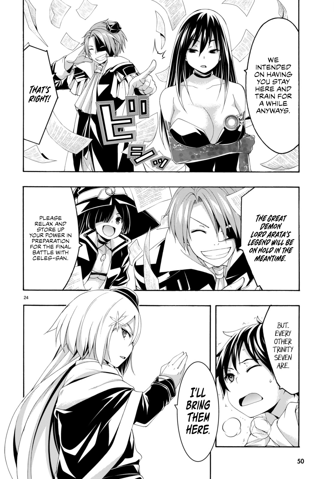Trinity Seven: 7-Nin no Mahoutsukai Chapter 144 page 24 - Chapter 144